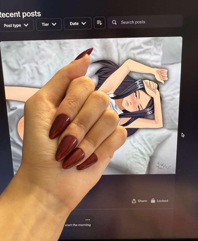 Update + subtle nail flex 💅 