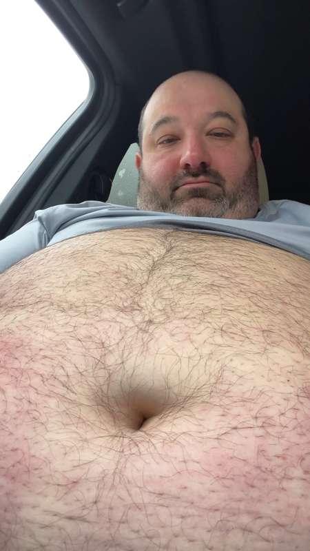 Wedged into the Car