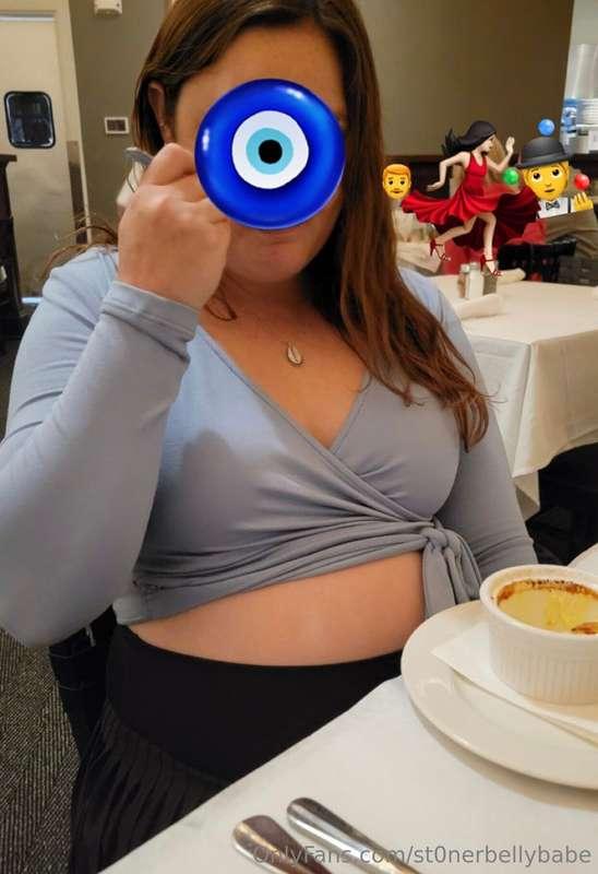 Stuffed belly out in the wild and back at home 💙