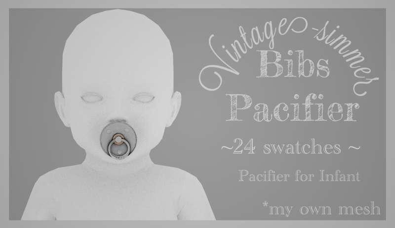 ˗ˏˋBibs Pacifier Infant ˎˊ˗ Public realase: May 8