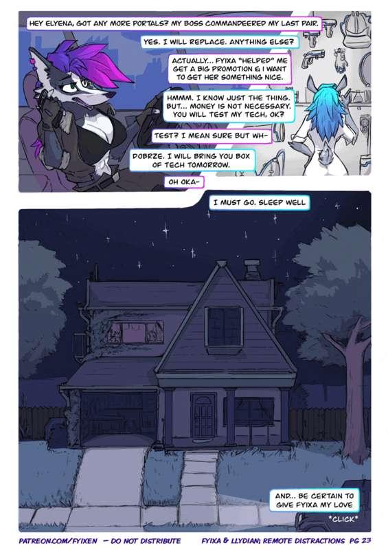 Fyixa & Llydian; Workplace Distractions page 23 (the end)