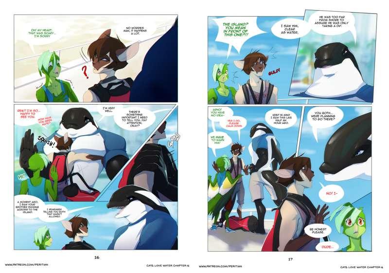 Cats Love Water pages 16-17 + Rewards