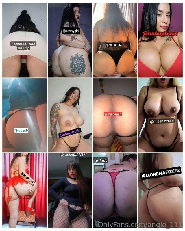 🚨🚨 Big ass here 🚨🚨 2hs💋 @amanda_ass 💋👅 @CURVYYGIRL 👅💋 @maria..