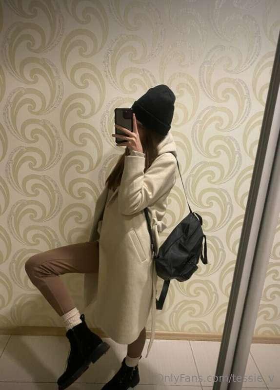 Stepping out in style, ready to embrace the day's adventures..