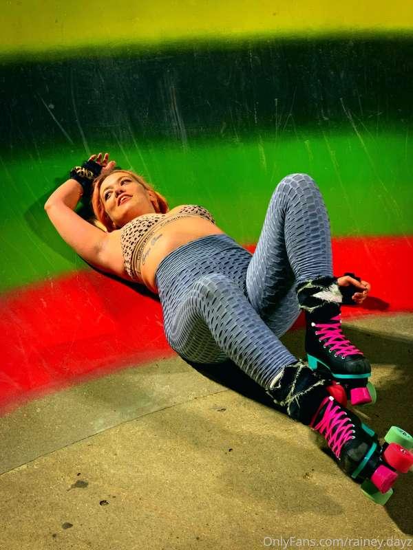 She was a skater girl 🛼  I fall over a lot but I’m getting b..