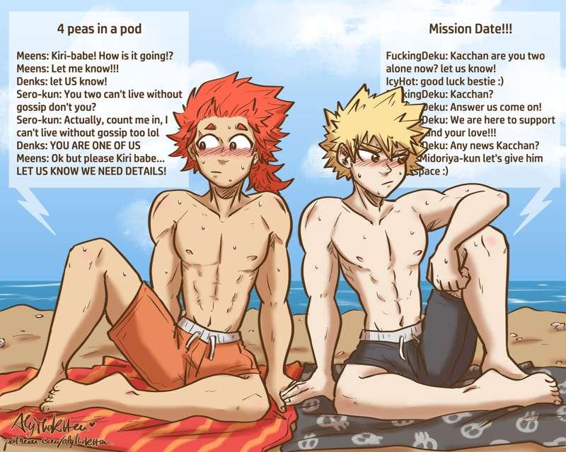 KiriBaku Month Day12_Beach