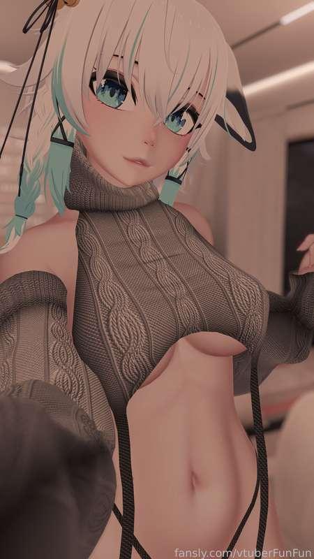 Some boobies close-up &gt;-&lt;