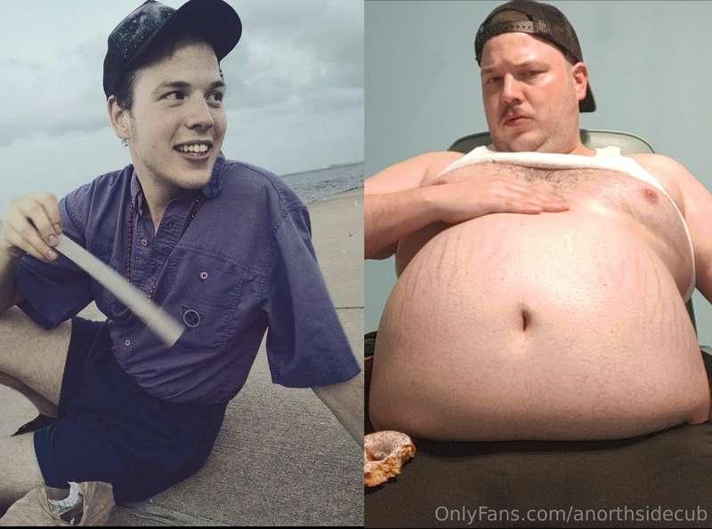 Nearly doubled in weight