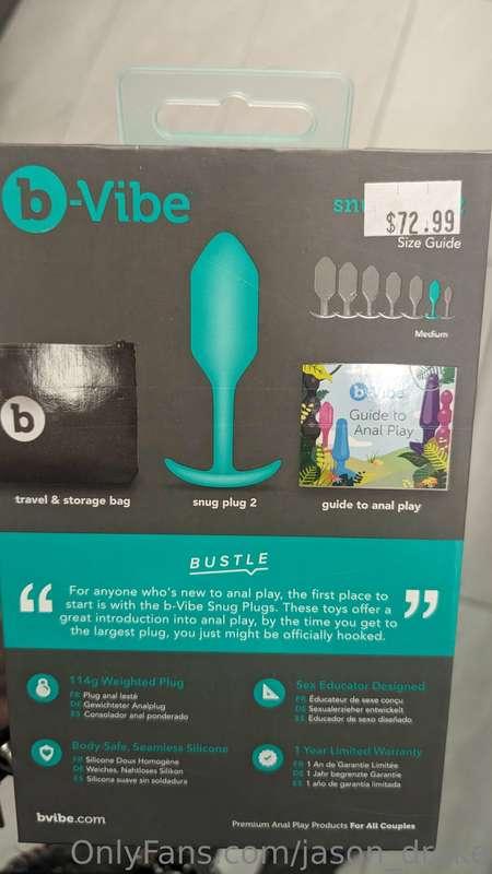 Help me upgrade my butt plug and I'll be sure you're the fir..
