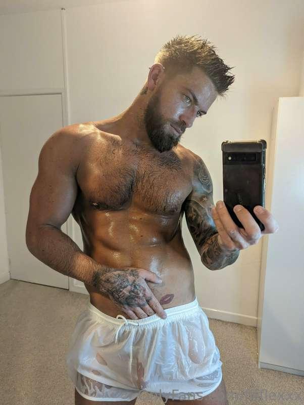 Sweat so much my shorts went see-through