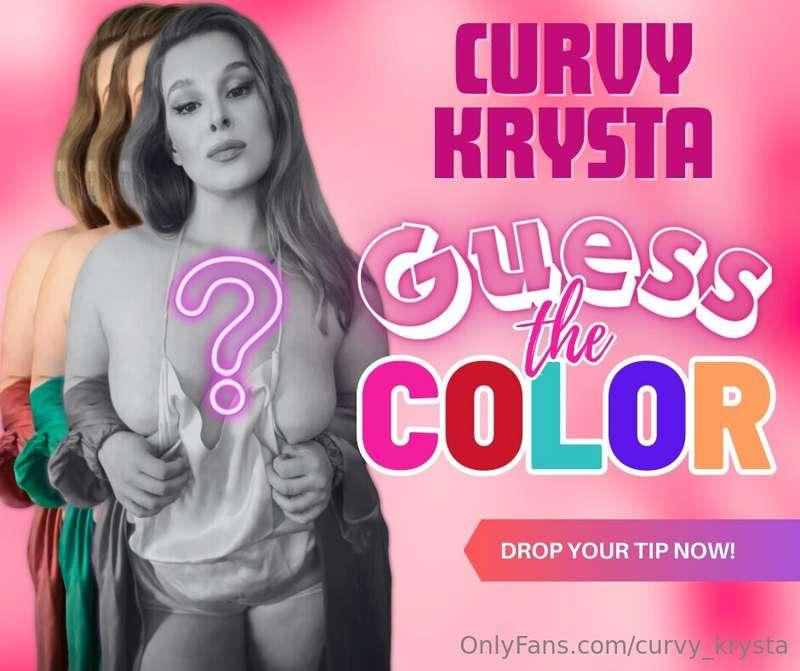 **Are you good at guessing?** My ***Guess the Color*** game ..