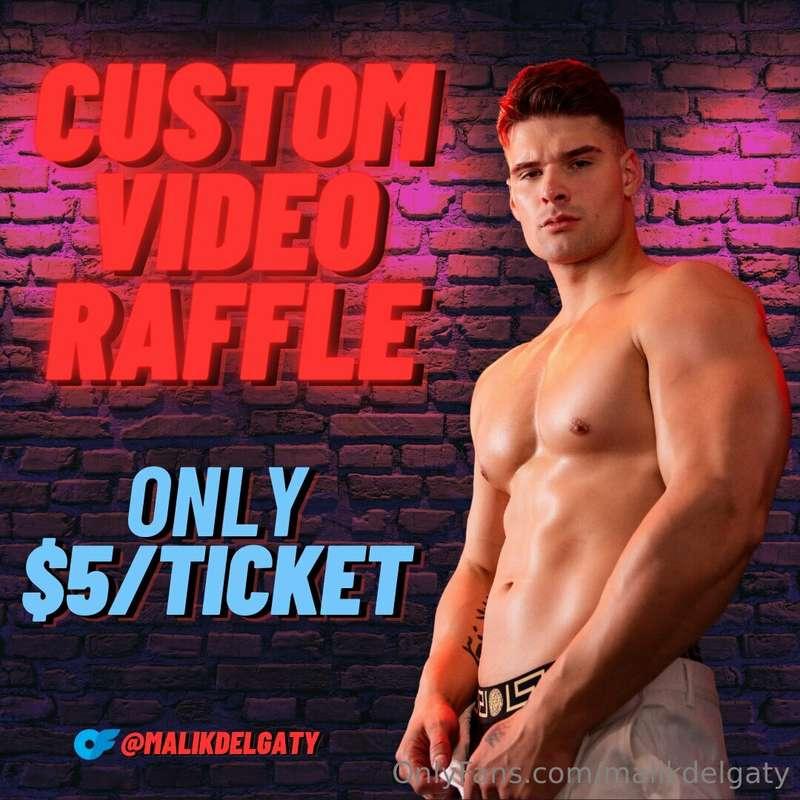 Hey guys! I'm running a custom video Raffle on my page for H..