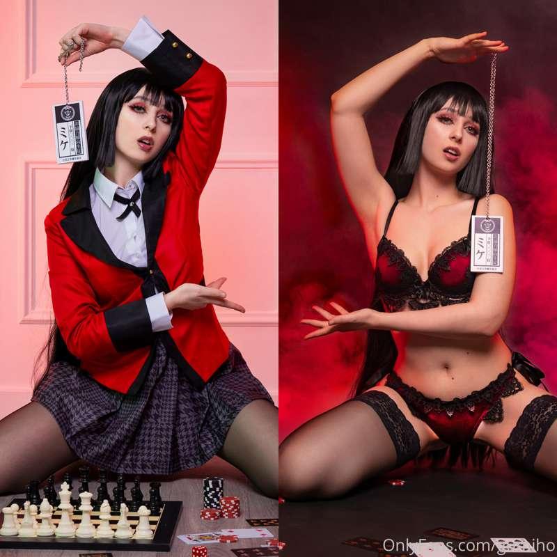 so happy with how my yumeko cosplay turned out (: