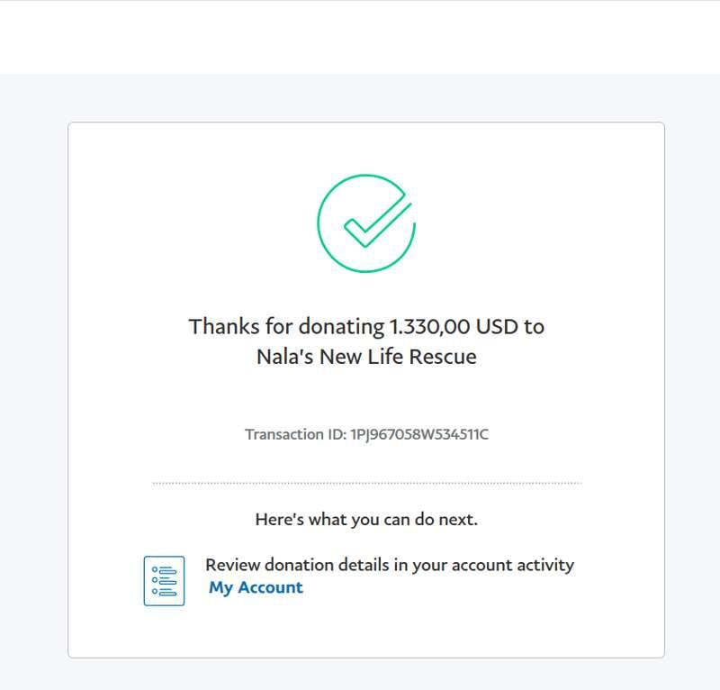 September Donation