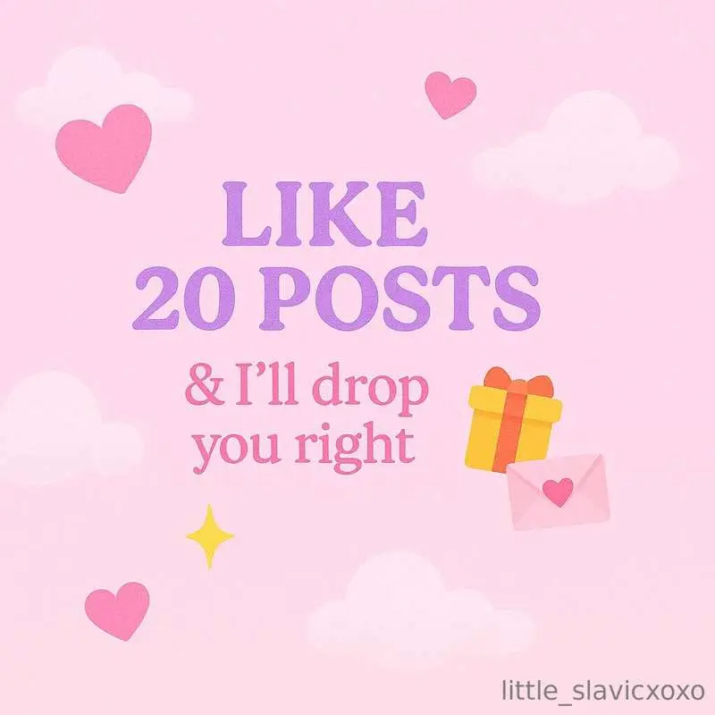 It’s simple! 🫠1. Like 20 posts2. DM 'Where’s my gift?'3. Fre..