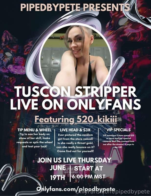 Live this Monday w @onlykikiiiii ! She’s back! Gonna be litt..