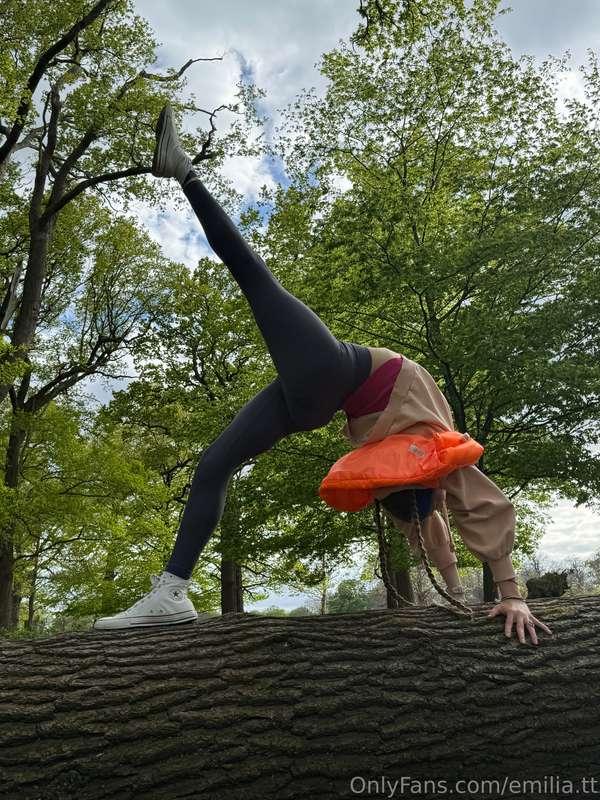I love outdoor yoga! ❤️