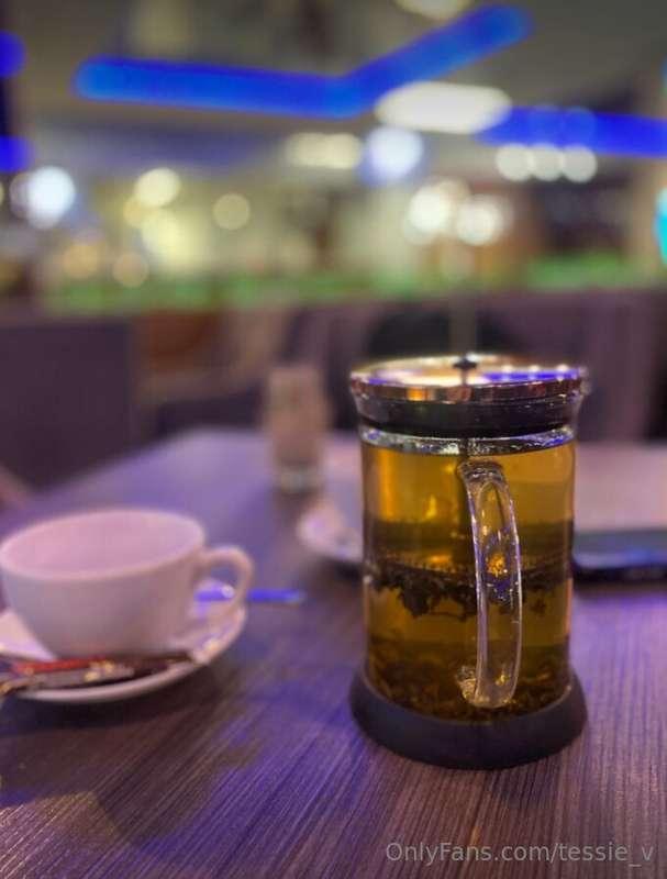 Savoring a cozy moment with a delightful cup of tea in the w..