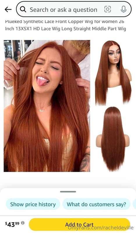 I would really love to make some new content as a red head 🥰..
