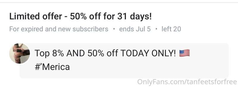 @tanfeets TODAY ONLY! Biggest discount I’ve ever done! ❤️🤍💙✨..
