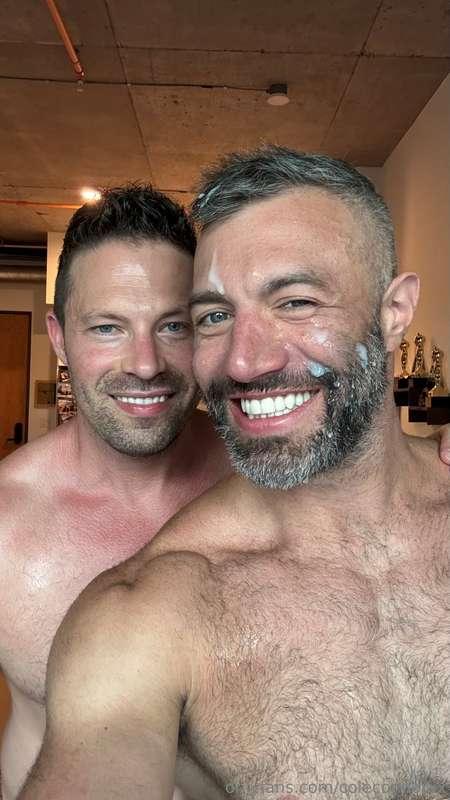 Can’t wait to show you the load he blew all over my face!!!