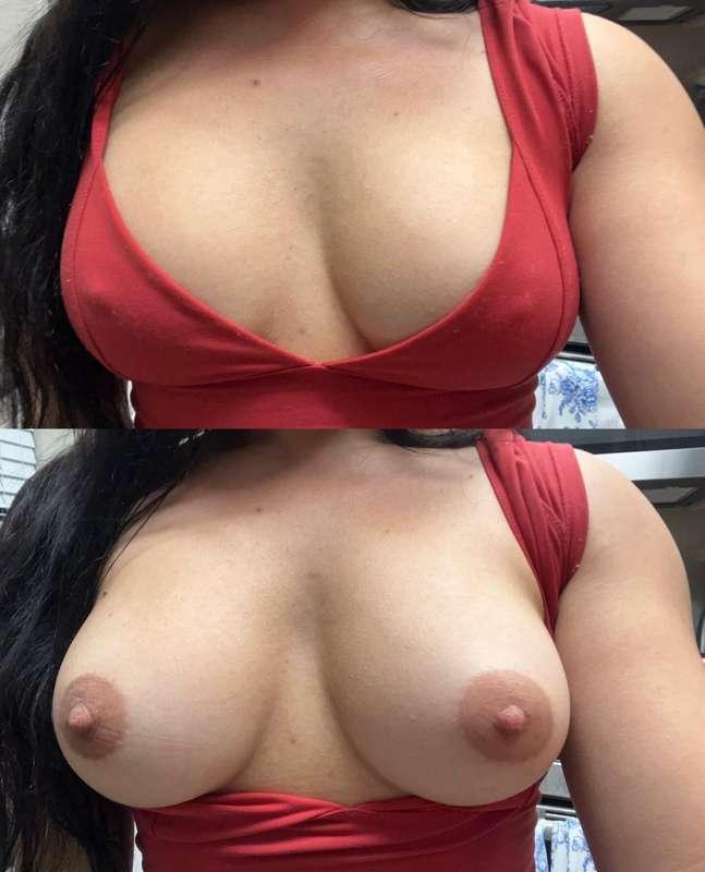 Like this post if you’d cum on my titties 👍💦