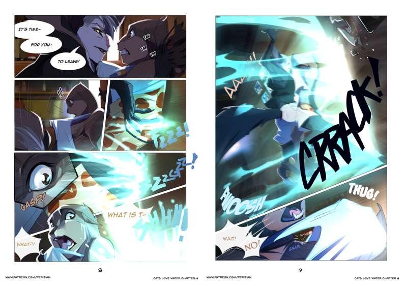 Cats Love Water IV pages 8-9+Rewards