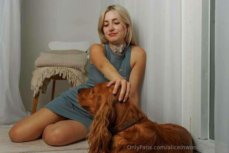 I think people who have a dog usually can't be really mean, ..