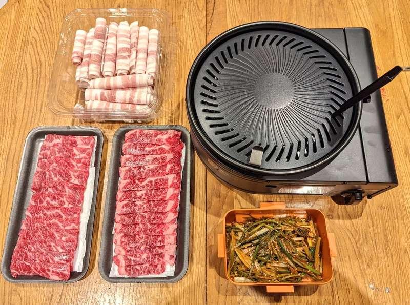 KBBQ Green Onion Salad + Instant Kimchi