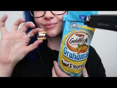 📣 EARLY ACCESS 📣 ASMR Eating S’mores Goldfish [My Review] 🐟