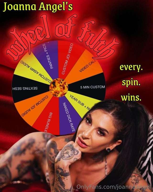 🔥 𝓦𝓗𝓔𝓔𝓛 𝓸𝓯 𝓕𝓘𝓛𝓣𝓗 🔥💲⑤⓿ SPINSHey hellions 😈 My new wheel is go..