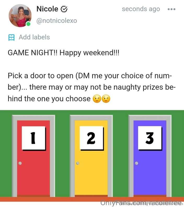 GAME NIGHT ON MY VIP PAGE!Join to play!!!👇@notnicolexo 
