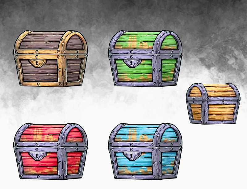 #251 [Environment Prop]  Treasure Chests