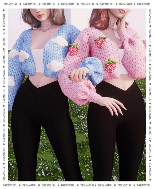 STRAWBERRY & CLOUD CARDIGAN