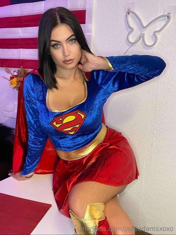 just a girl or a super girl?🥹❤️💙