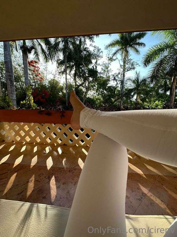 Kicking back, relaxing. Thinking about all the ways you coul..