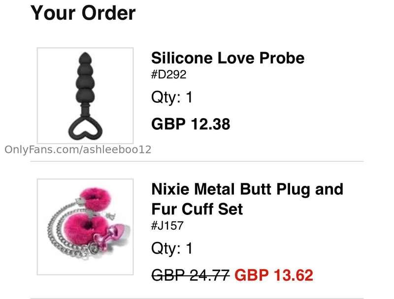 Exciting new butt toys I thought the pink cuffs and pink plu..