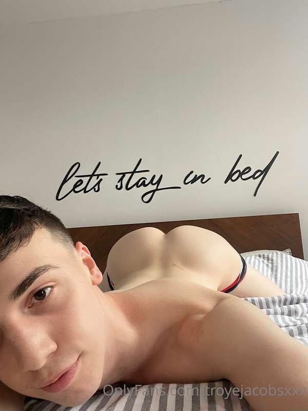 Stay in bed with me:)