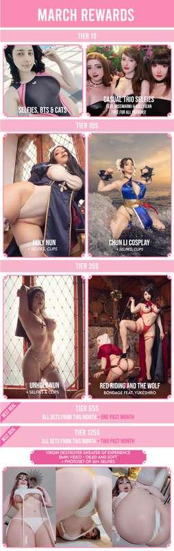 MARCH REWARDS PANEL! ♥ - ALL PATRONS FREE SET! - Delivery on the 31st March! :)