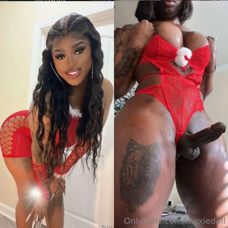 OUR NEW BESTIE BIG EBONY TRANS DICK & ASS @tsindiafrost SHE ..