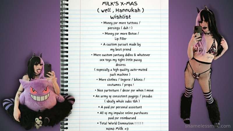 Here's my holiday wishlist. >.^ I also added my Amazon Wishl..