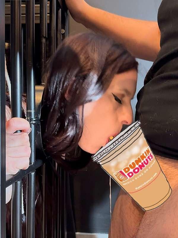 I love Dunkin ice coffee so much it makes me drool(Video not..