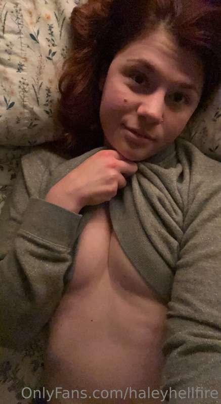 I saw somewhere that it’s titty Tuesday, so  the girls came ..