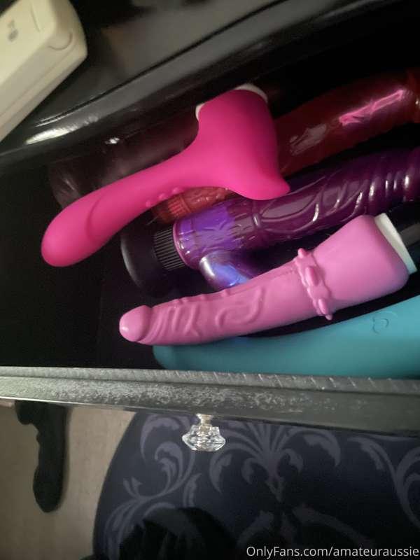 The toys I keep by my bedside