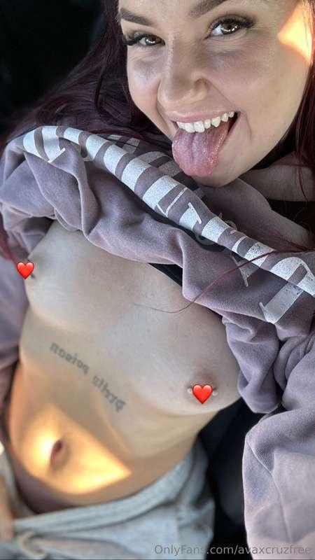 i filmed an anal soll video today in my car cause i was so h..