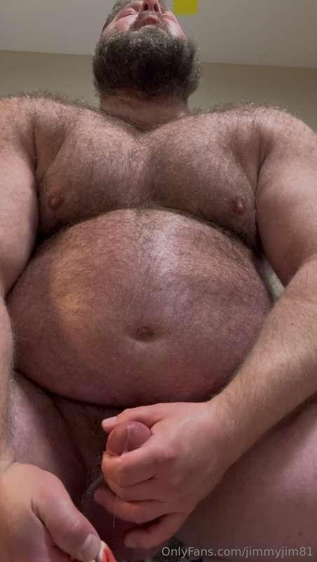 Loading up some sweaty undies for a fan 