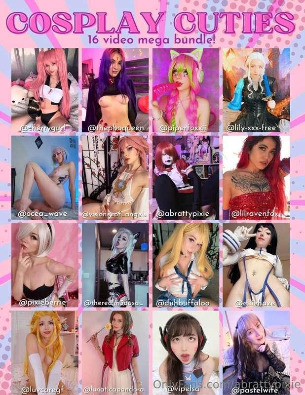 COSPLAY CUTIES BUNDLE ♡♡♡   Tip $25 on this post for all 16 ..