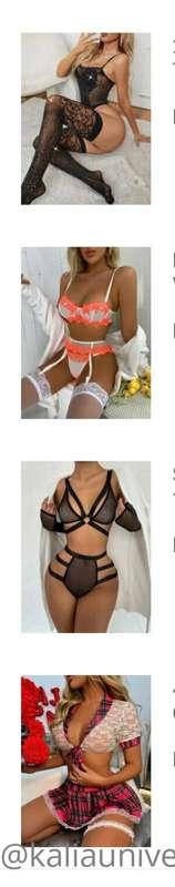 Finally ordered new lingerie. Some sheer stuff for y’all cau..