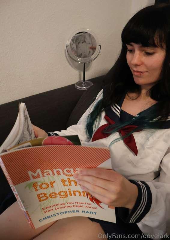 Just reading manga haha - nothing suspicious going on here ;..