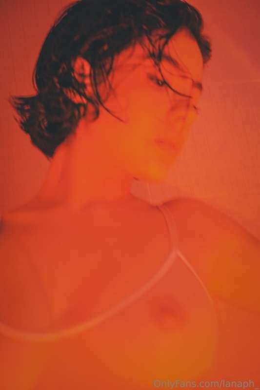 Warm lights, wet skin... and me thinking about you, what do ..